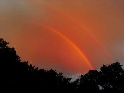 double rainbow for  blog